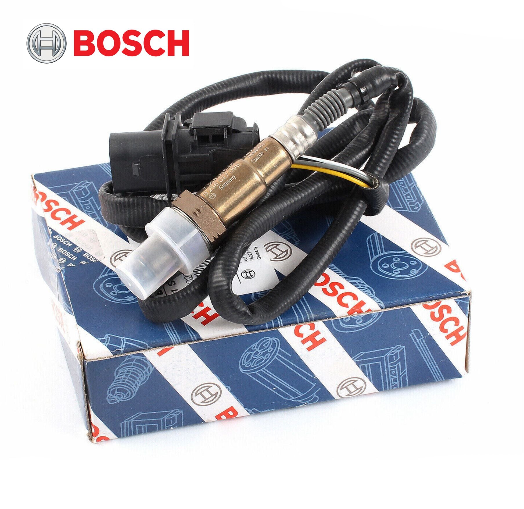 BOSCH Pre-Cat Lambda O2 Sensor for AUDI SEAT SKODA VW PORSCHE LSU4.9 N ...
